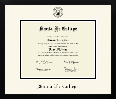 Santa Fe College diploma frame - Icon in Gotham