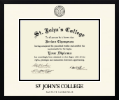 St. John's College-Annapolis diploma frame - Icon in Gotham