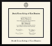South Texas College of Law Houston diploma frame - Icon in Gotham