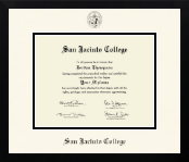 San Jacinto College diploma frame - Icon in Gotham