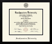 Southwestern University diploma frame - Icon in Gotham