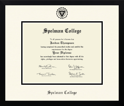Spelman College diploma frame - Icon in Gotham