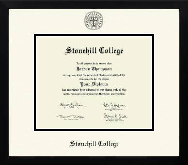 Stonehill College diploma frame - Icon in Gotham