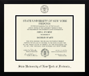 State University of New York at Fredonia diploma frame - Icon in Gotham