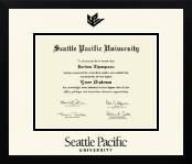 Seattle Pacific University diploma frame - Icon in Gotham