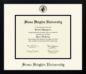 Siena Heights University diploma frame - Icon in Gotham