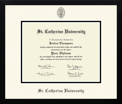 St. Catherine University diploma frame - Icon in Gotham