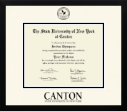 State University of New York at Canton diploma frame - Icon in Gotham