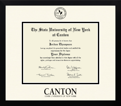 State University of New York at Canton diploma frame - Icon in Gotham
