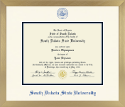 South Dakota State University diploma frame - Icon in Chardonnay