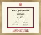 Southern Illinois University at Edwardsville diploma frame - Icon in Chardonnay