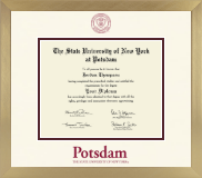 State University of New York at Potsdam diploma frame - Icon in Chardonnay