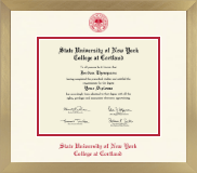 State University of New York Cortland diploma frame - Icon in Chardonnay