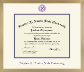 Stephen F. Austin State University diploma frame - Icon in Chardonnay