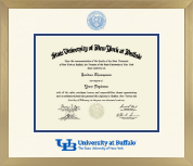 University at Buffalo diploma frame - Icon in Chardonnay