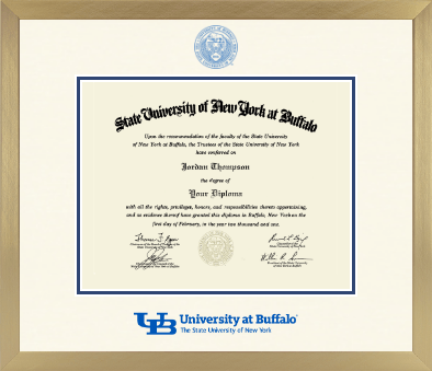 University at Buffalo diploma frame - Icon in Chardonnay