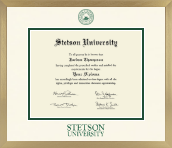 Stetson University diploma frame - Icon in Chardonnay