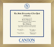 State University of New York at Canton diploma frame - Icon in Chardonnay