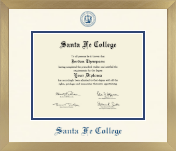 Santa Fe College diploma frame - Icon in Chardonnay
