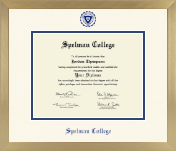 Spelman College diploma frame - Icon in Chardonnay