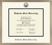 Valdosta State University diploma frame - Icon in Light Champagne