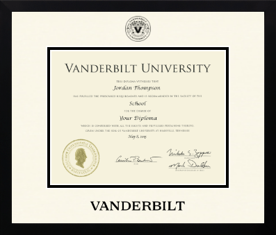 Vanderbilt University diploma frame - Icon in Gotham