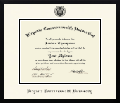 Virginia Commonwealth University diploma frame - Icon in Gotham