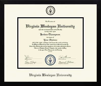Virginia Wesleyan University diploma frame - Icon in Gotham