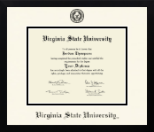 Virginia State University diploma frame - Icon in Gotham