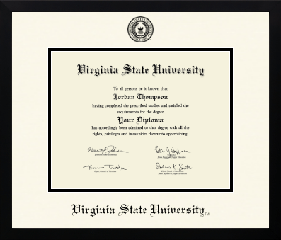 Virginia State University diploma frame - Icon in Gotham