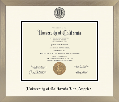 University of California Los Angeles diploma frame - Icon in Light Champagne