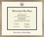 University of San Diego diploma frame - Icon in Light Champagne