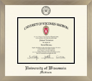 University of Wisconsin Madison diploma frame - Icon in Light Champagne