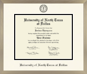 University of North Texas at Dallas diploma frame - Icon in Light Champagne