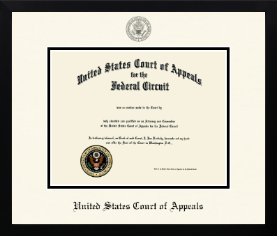 The United States Court of Appeals diploma frame - Icon in Gotham