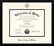 The University of Maine Orono diploma frame - Icon in Gotham