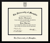 The University of Memphis diploma frame - Icon in Gotham