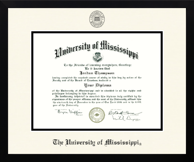 The University of Mississippi diploma frame - Icon in Gotham