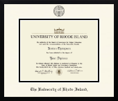 The University of Rhode Island diploma frame - Icon in Gotham