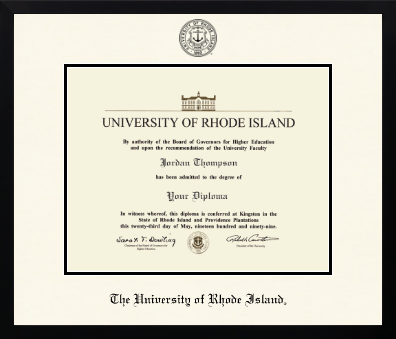 The University of Rhode Island diploma frame - Icon in Gotham