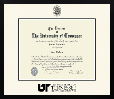 The University of Tennessee Health Science Center Memphis diploma frame - Icon in Gotham