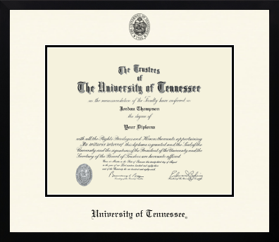 The University of Tennessee Knoxville diploma frame - Icon in Gotham