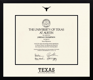 The University of Texas at Austin diploma frame - Icon in Gotham