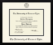 The University of Texas at Tyler diploma frame - Icon in Gotham