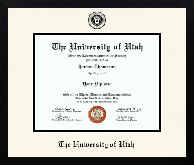 The University of Utah diploma frame - Icon in Gotham