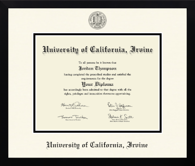 University of California Irvine diploma frame - Icon in Gotham