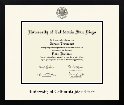 University of California San Diego diploma frame - Icon in Gotham