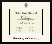 University of Cincinnati diploma frame - Icon in Gotham