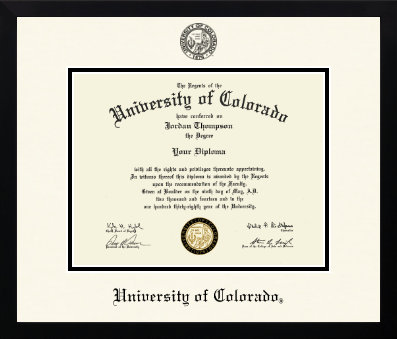 University of Colorado diploma frame - Icon in Gotham