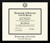 University of Colorado Colorado Springs diploma frame - Icon in Gotham
